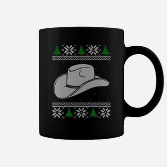 Cowman Xmas Gift Cowboy And Cowgirl Hat Lover Ugly Christmas Sweatshirt Coffee Mug | Crazezy CA