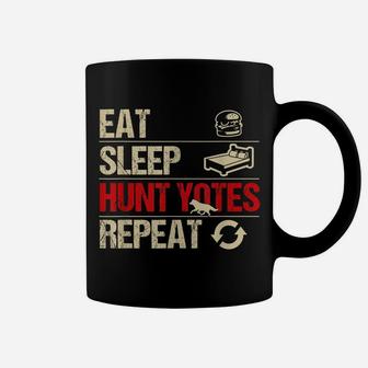 Coyote Hunting Eat Sleep Hunt Yotes Repeat Coffee Mug | Crazezy UK