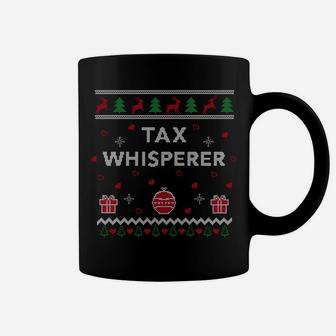 Cpa Xmas Tax Whisperer Funny Accountant Gift Ugly Christmas Sweatshirt Coffee Mug | Crazezy AU