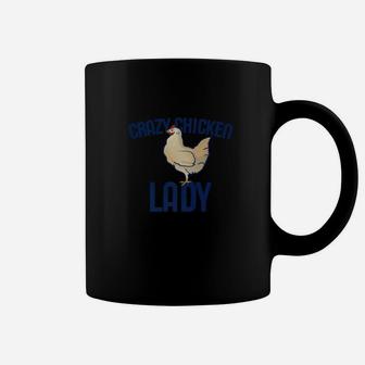 Crazy Chicken Lady Chicken Lovers Gift Cute Funny Coffee Mug - Thegiftio UK