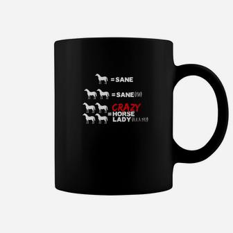 Crazy Horse Lady Funny Horse Coffee Mug - Thegiftio