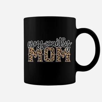 Cross Country Mom Leopard Print Womens Cheetah Proud Mother Coffee Mug | Crazezy