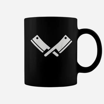 Crossed Butcher Coffee Mug | Crazezy