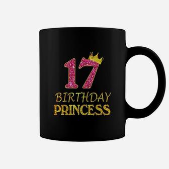 Crown 17Th Birthday Princess Girl 17 Years Old Gifts Coffee Mug | Crazezy DE