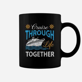 Cruisin Through Life Together Cruising Gift Coffee Mug - Thegiftio UK