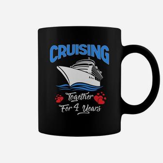 Cruising Together For 4 Years Anniversary Coffee Mug - Thegiftio UK