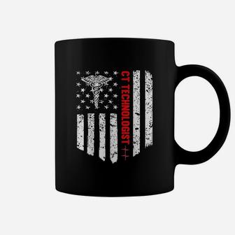 Ct Technologist American Flag Patriotic Medicine Gift Coffee Mug | Crazezy UK