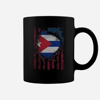 Cuba Distressed Flag Proud T-shirts Coffee Mug - Thegiftio UK