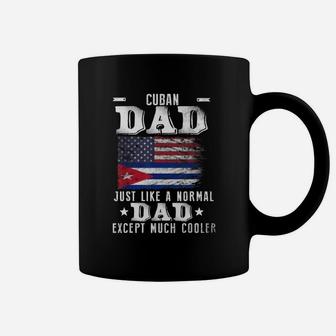 Cuban Dad Like A Regular Dad Cuban American Flag Coffee Mug - Thegiftio UK