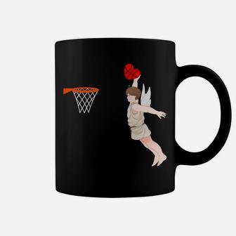 Cupid Dunk Cute Valentines Day For Basketball Lovers Coffee Mug - Thegiftio UK
