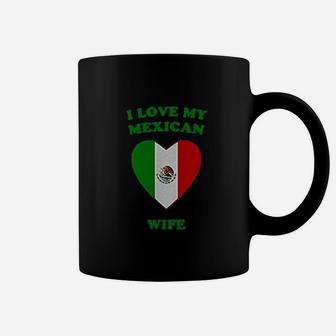 Custom Funny Graphic I Love My Mexican Wife Coffee Mug - Thegiftio UK