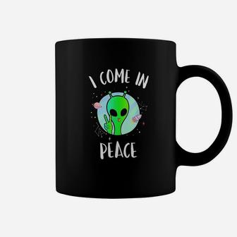 Cute Alien I Come In Peace Coffee Mug | Crazezy AU