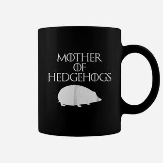 Cute And Unique White Mother Of Hedgehog Coffee Mug | Crazezy UK