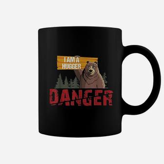 Cute Bear Gifts Danger I Am A Hugger Bears Hug Gift Coffee Mug | Crazezy AU