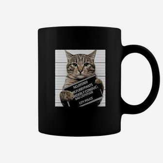 Cute Cat Funny Prison Coffee Mug | Crazezy