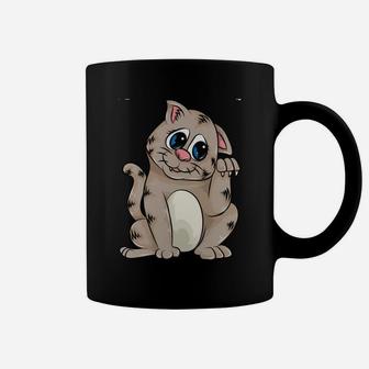 Cute Cat Gift For Boys Men Feline Cat Kitten Animal Lovers Sweatshirt Coffee Mug | Crazezy