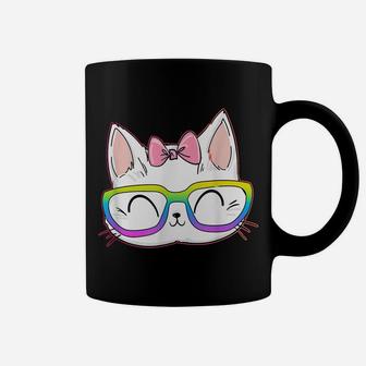 Cute Cat With Glasses Coffee Mug | Crazezy