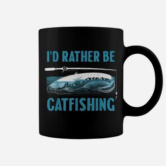 Cute Catfishing Designs For Men Women Funny Fishing Catfish Coffee Mug | Crazezy UK