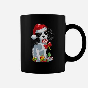 Cute Cavalier King Charles Spaniel Santa Dog Coffee Mug - Monsterry