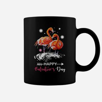 Cute Flamingo Valentine Day Women Coffee Mug - Monsterry