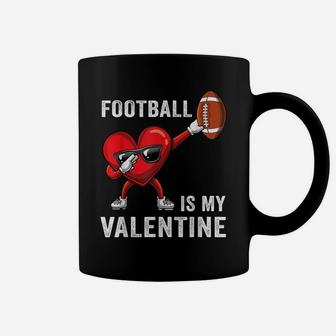 Cute Football Lover Heart Dabbing Valentines Day Boys Gift Coffee Mug | Crazezy UK