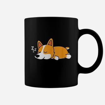 Cute Gift For Welsh Corgi Dog Lovers Nope Lazy Corgi Coffee Mug | Crazezy
