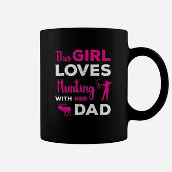 Cute Girls Hunting Gift Dad Daughter Hunting Coffee Mug - Thegiftio UK