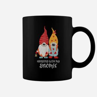 Cute Gnomes Dwarfs - Hanging With My Gnomie Coffee Mug | Crazezy DE