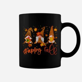 Cute Happy Fall, Autumn Leaves Gnome Fall Sweatshirt Coffee Mug | Crazezy