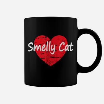 Cute Heart Funny Sarcastic Ew Smelly Cat Pet Lovers Tv Fans Coffee Mug | Crazezy