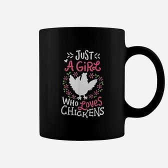 Cute Just A Girl Who Loves Coffee Mug | Crazezy UK