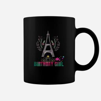 Cute Paris Birthday Girl Party Eiffel Tower Outfit Coffee Mug | Crazezy UK