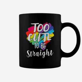 Cute Rainbow Lgbt Lesbian Gay Bi Trans Gay Pride Coffee Mug - Monsterry UK