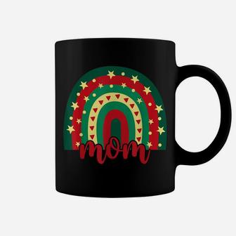 Cute Rainbow Mom Christmas Tree Xmas Lights Family Pajama Coffee Mug | Crazezy UK