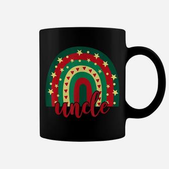Cute Rainbow Uncle Christmas Tree Xmas Lights Family Pajama Coffee Mug | Crazezy DE