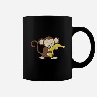 Cute Rascals Kids Monkey Banana Safari Coffee Mug | Crazezy