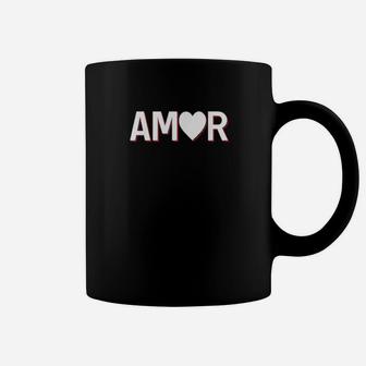 Cute Retro Love Amor Valentines Day Heart Coffee Mug - Monsterry