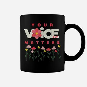 Cute Speech Therapist Springtime Summer Fun Flower Slp Gift Coffee Mug | Crazezy