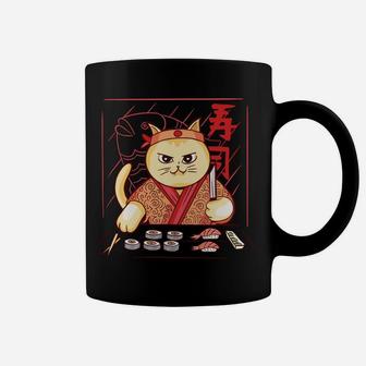 Cute Sushi Chef Cat Sweatshirt Coffee Mug | Crazezy