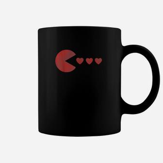 Cute Valentines Day For Girls Boys Gamer Hearts Coffee Mug - Monsterry DE
