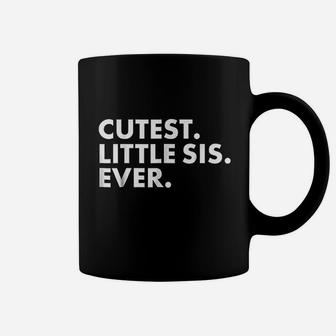 Cutest Little Sis Coffee Mug | Crazezy CA