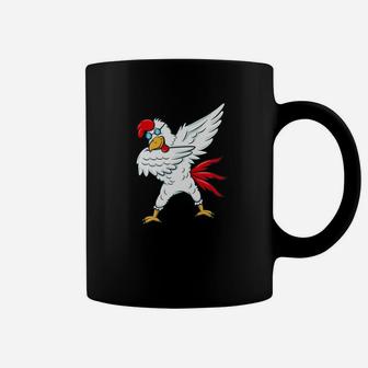 Dabbing Chicken Rooster Animal Cool Dab Party Gift Coffee Mug - Thegiftio UK