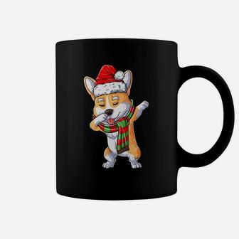 Dabbing Corgi Santa Christmas Gifts Girls Kids Boys Men Xmas Coffee Mug | Crazezy UK