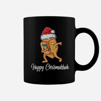 Dabbing Dreidel Santa Happy Chrismukkah Hanukkah Costume Coffee Mug - Monsterry UK