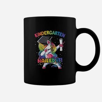 Dabbing Kindergarten Unicorn Graduation Class 2021 Nailed It Coffee Mug - Thegiftio UK