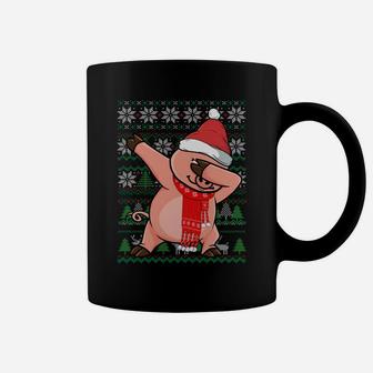 Dabbing Pig Ugly Christmas Sweater Funny Xmas Party Costume Sweatshirt Coffee Mug | Crazezy AU