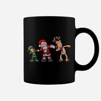 Dabbing Santa Elf Friends Christmas Xmas Gift For Kids Boys Sweatshirt Coffee Mug | Crazezy AU