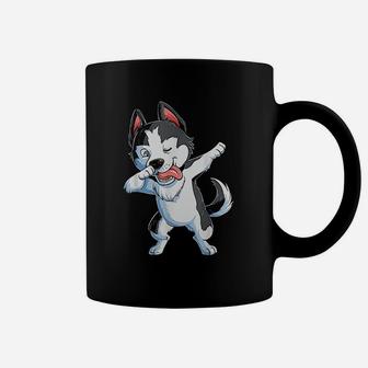 Dabbing Siberian Husky Dog Lover Coffee Mug | Crazezy