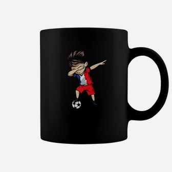 Dabbing Soccer Boy France Jersey French Football Coffee Mug | Crazezy