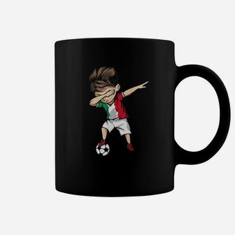 Dabbing Soccer Boy Italy Jersey Coffee Mug | Crazezy